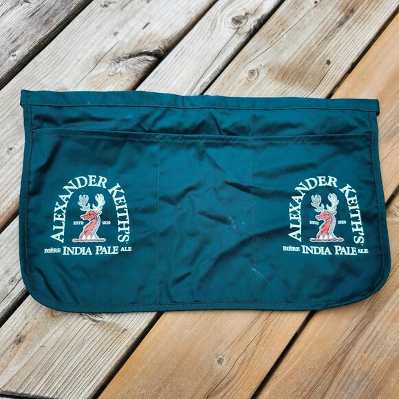 ALEXANDER KEITH'S India Pale Ale Beer Apron Waist Pouch Stag Head - Picture 1 of 5